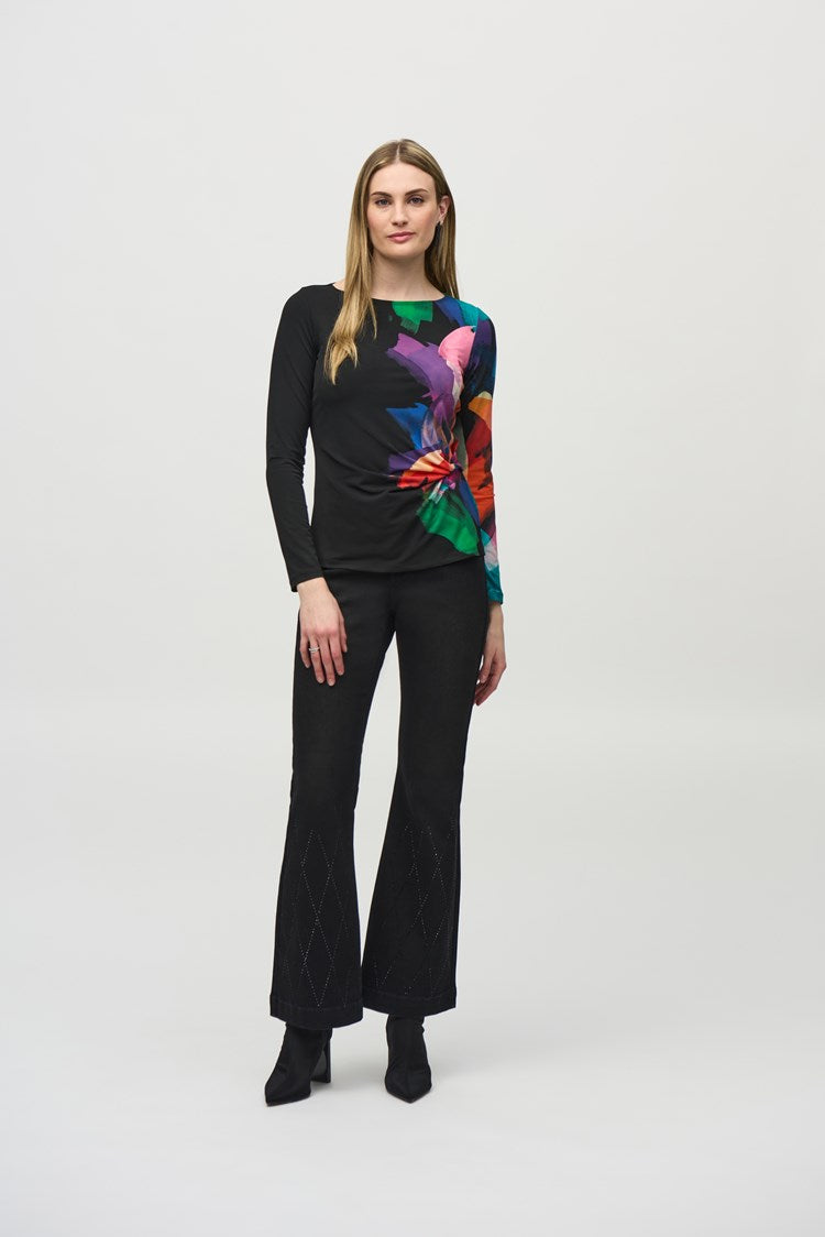 Joseph Ribkoff Abstract Print Top