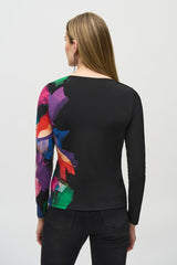 Joseph Ribkoff Abstract Print Top