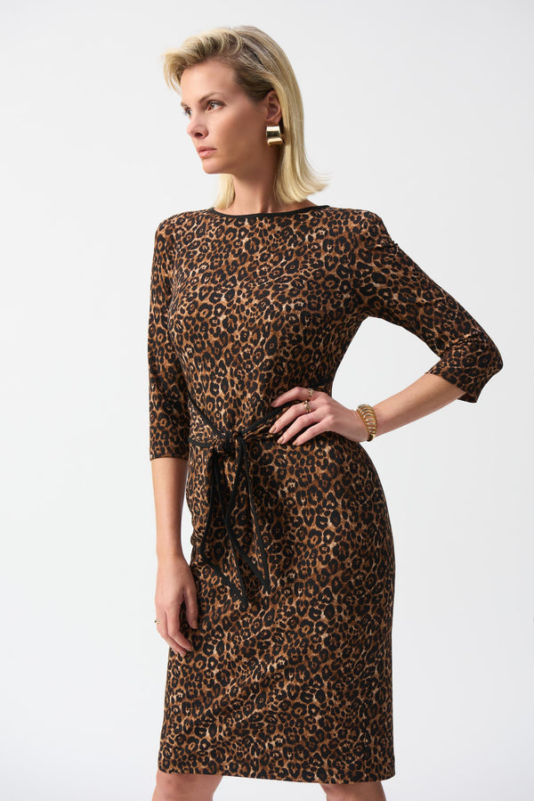 Joseph Ribkoff Animal Print Sheath Dress