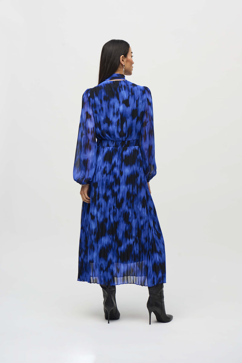 Joseph Ribkoff Chiffon Abstract Print Dress