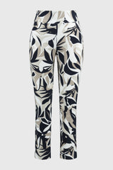 Joseph Ribkoff Tropical Print Slim Fit Pant