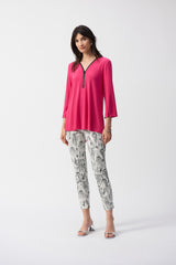 Joseph Ribkoff Print Slim Fit Pant
