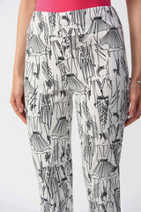 Joseph Ribkoff Print Slim Fit Pant