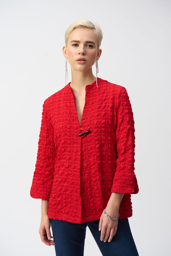 Joseph Ribkoff Bubble Jacquard Jacket