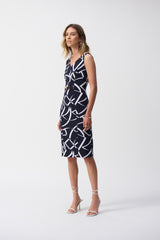 Joseph Ribkoff Geometric Print Dress