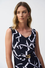 Joseph Ribkoff Geometric Print Dress