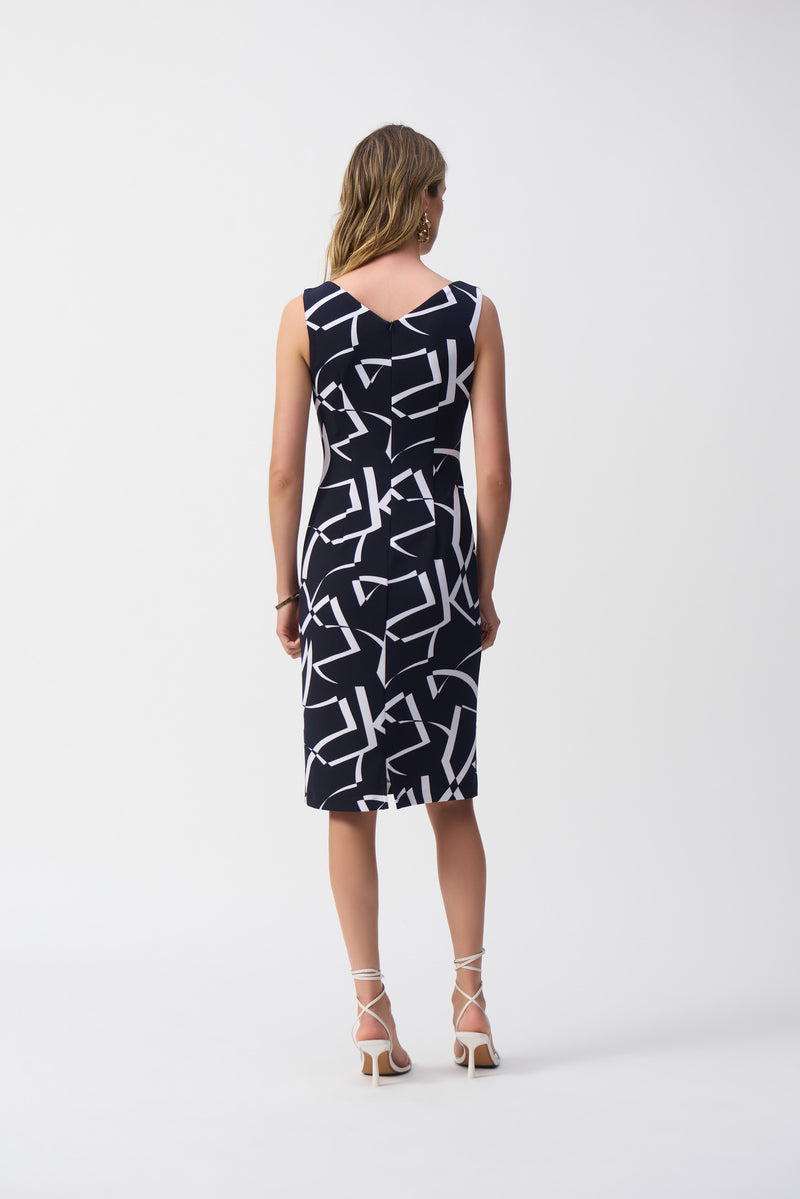 Joseph Ribkoff Geometric Print Dress