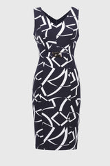 Joseph Ribkoff Geometric Print Dress