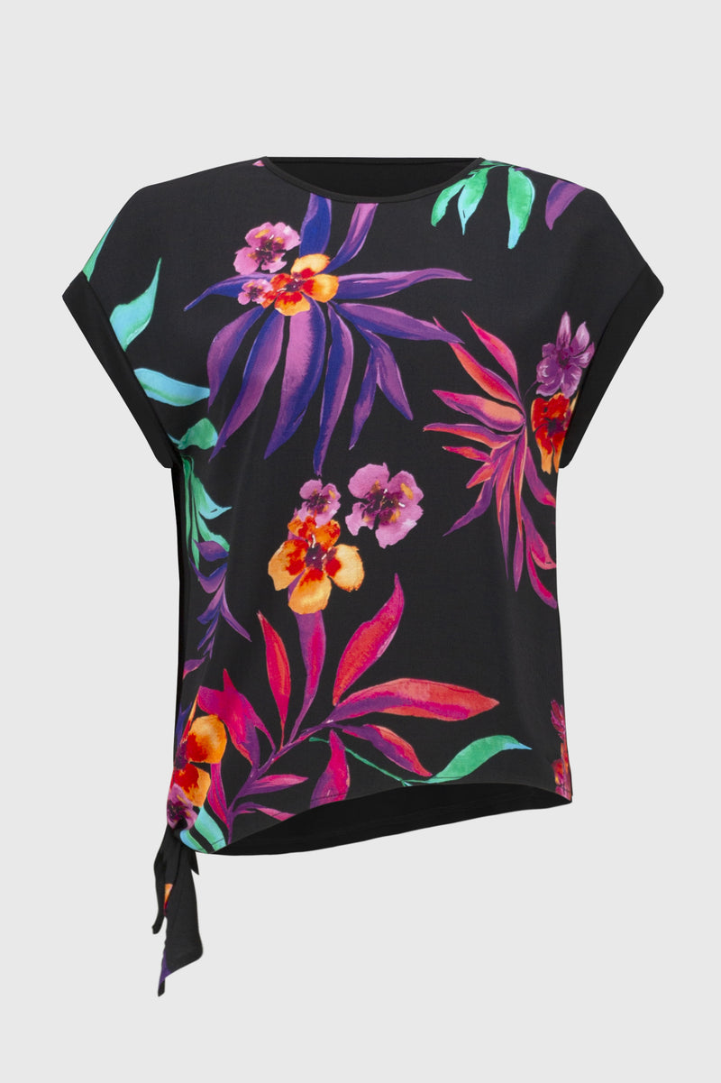 Joseph Ribkoff Tropical Print Top