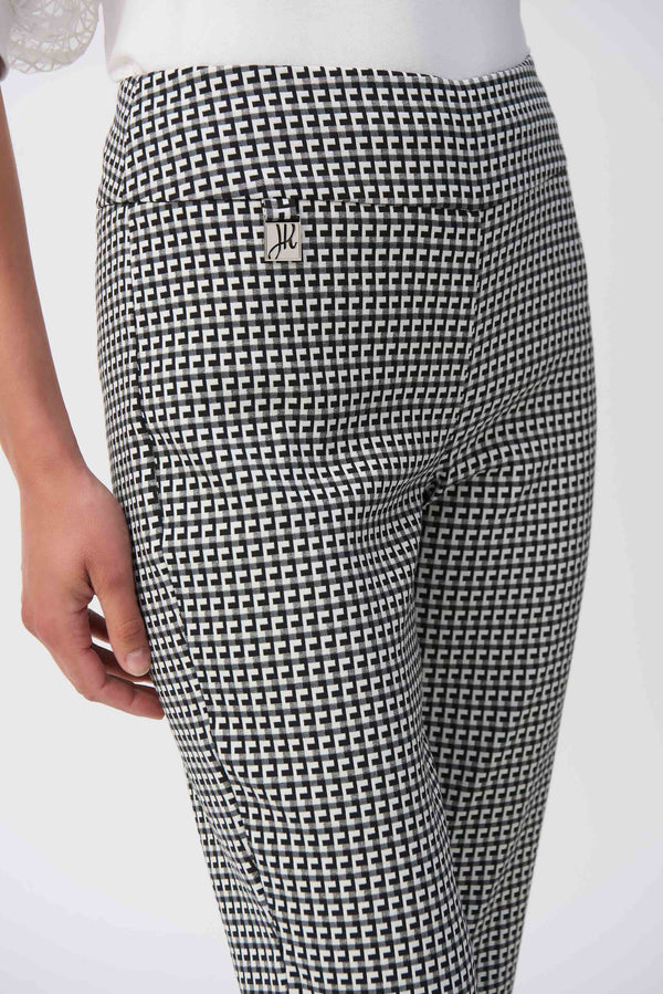 Joseph Ribkoff Geometric Crop Pant