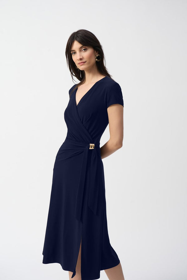 Joseph Ribkoff Flowy Wrap Dress