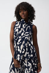 Joseph Ribkoff Abstract Print Top