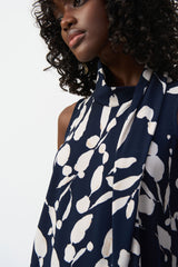 Joseph Ribkoff Abstract Print Top