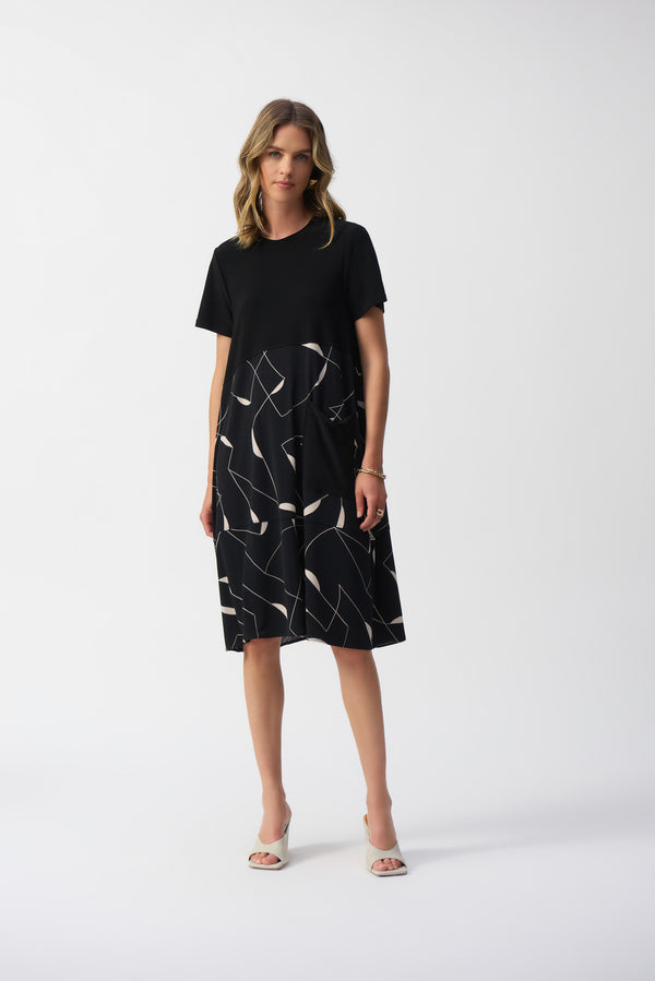 Joseph Ribkoff Geometric Print Dress