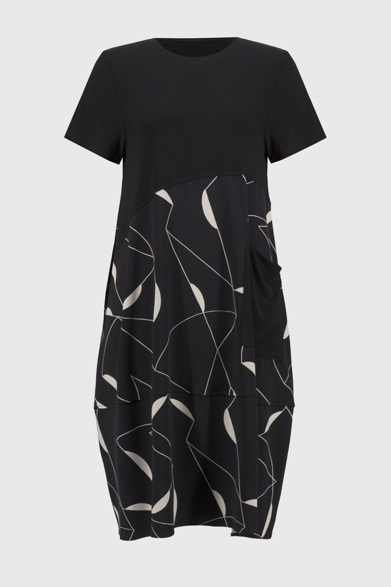 Joseph Ribkoff Geometric Print Dress