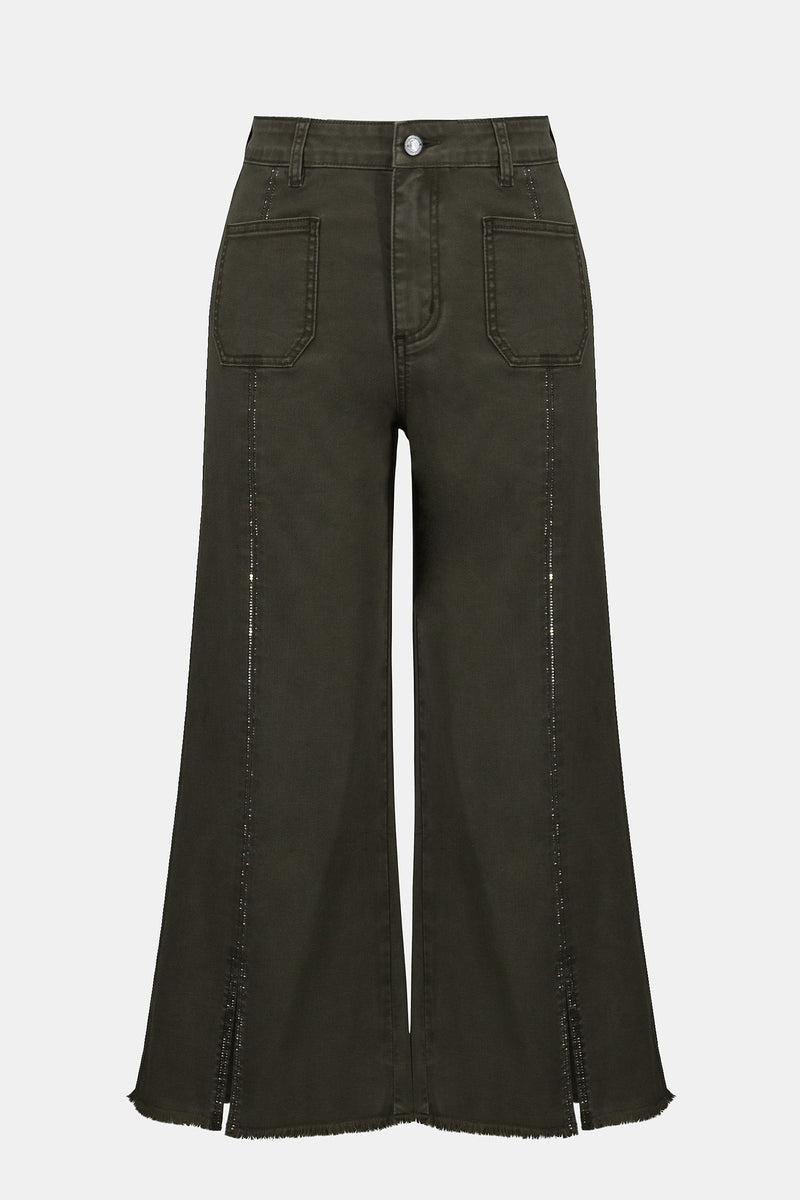 Joseph Ribkoff Embellished Front Seam Jean