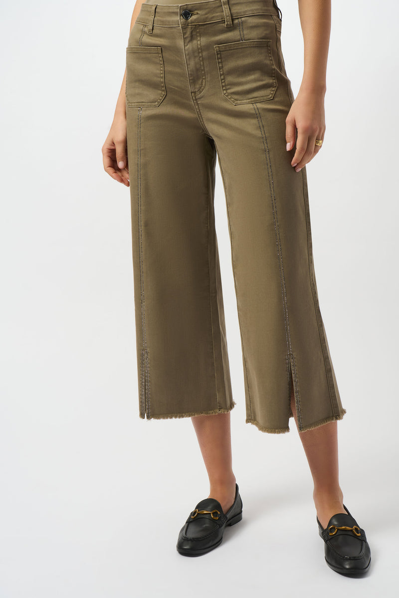 Joseph Ribkoff Embellished Front Seam Jean
