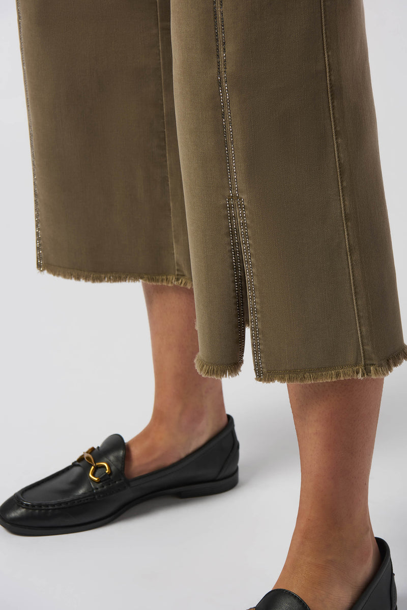 Joseph Ribkoff Embellished Front Seam Jean