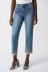 Joseph Ribkoff Crop Stretch Jean