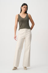 Joseph Ribkoff Metallic Camisole with Rhinestones