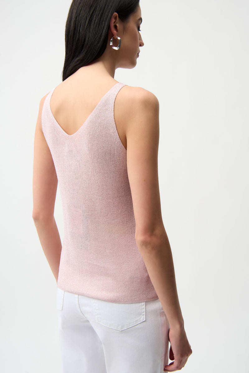 Joseph Ribkoff Metallic Camisole with Rhinestones