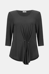 Joseph Ribkoff Silky Knit Asymmetrical Tunic
