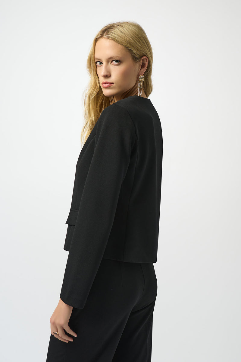 Joseph Ribkoff Scuba Crepe Boxy Blazer