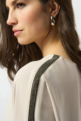 Joseph Ribkoff Recycled Soft Twill Boxy Top
