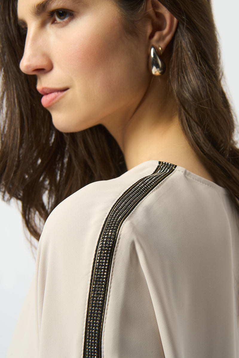 Joseph Ribkoff Recycled Soft Twill Boxy Top