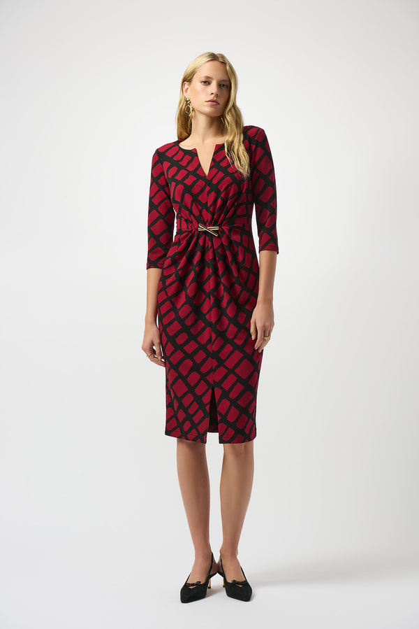 Joseph Ribkoff Geometric Print Dress