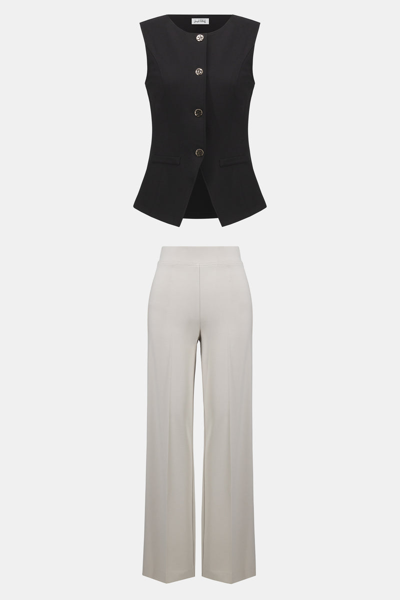 Joseph Ribkoff Wide Leg Pull-On Pants