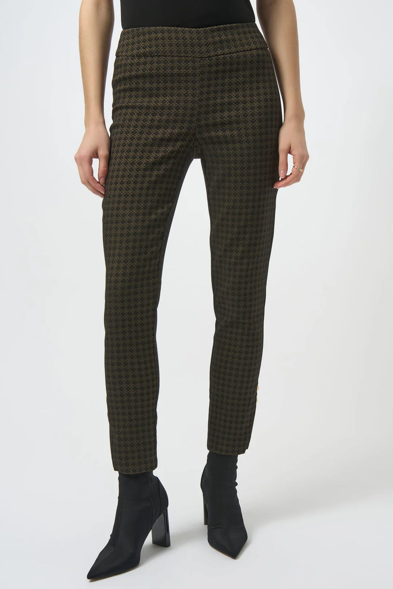 Joseph Ribkoff Slim Formal Geometric Trousers