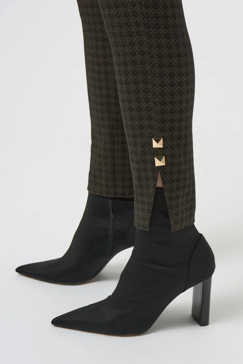 Joseph Ribkoff Slim Formal Geometric Trousers