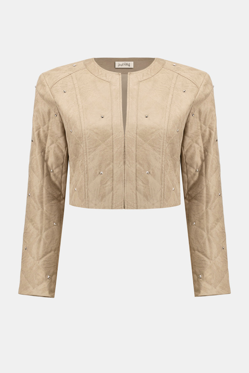 Joseph Ribkoff Cropped Quilted Casual Jacket