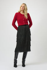 Joseph Ribkoff Cashmere Button-Front Cardigan