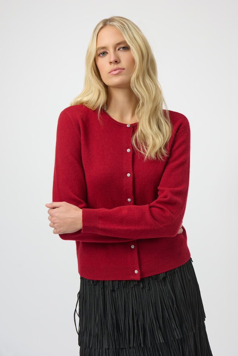 Joseph Ribkoff Cashmere Button-Front Cardigan
