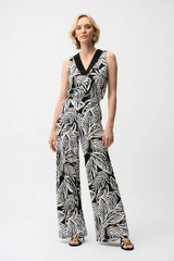 Joseph Ribkoff Tropical Print Trapeze Top