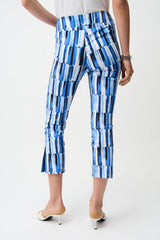 Joseph Ribkoff Abstract Print Crop Pull-On Pants