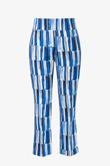 Joseph Ribkoff Abstract Print Crop Pull-On Pants