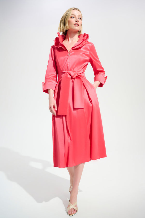 Joseph Ribkoff Stretch Taffeta Fit And Flare Dress