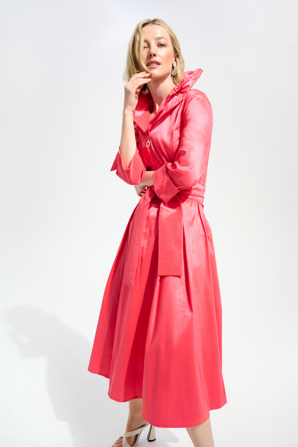 Joseph Ribkoff Stretch Taffeta Fit And Flare Dress