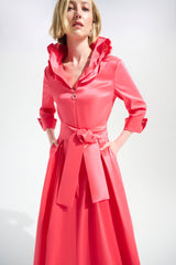 Joseph Ribkoff Stretch Taffeta Fit And Flare Dress