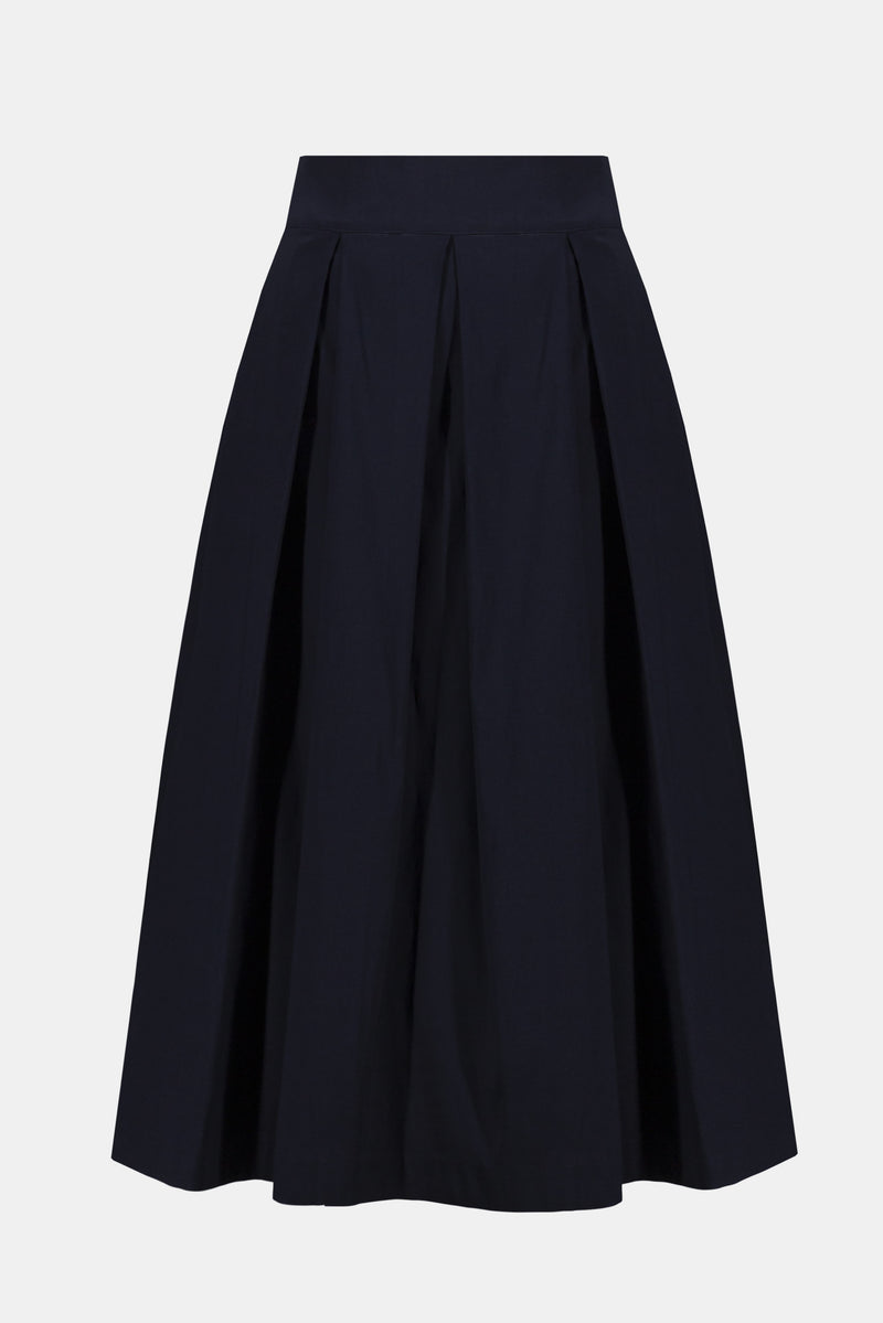 Joseph Ribkoff Stretch Flared Skirt With Box Pleat