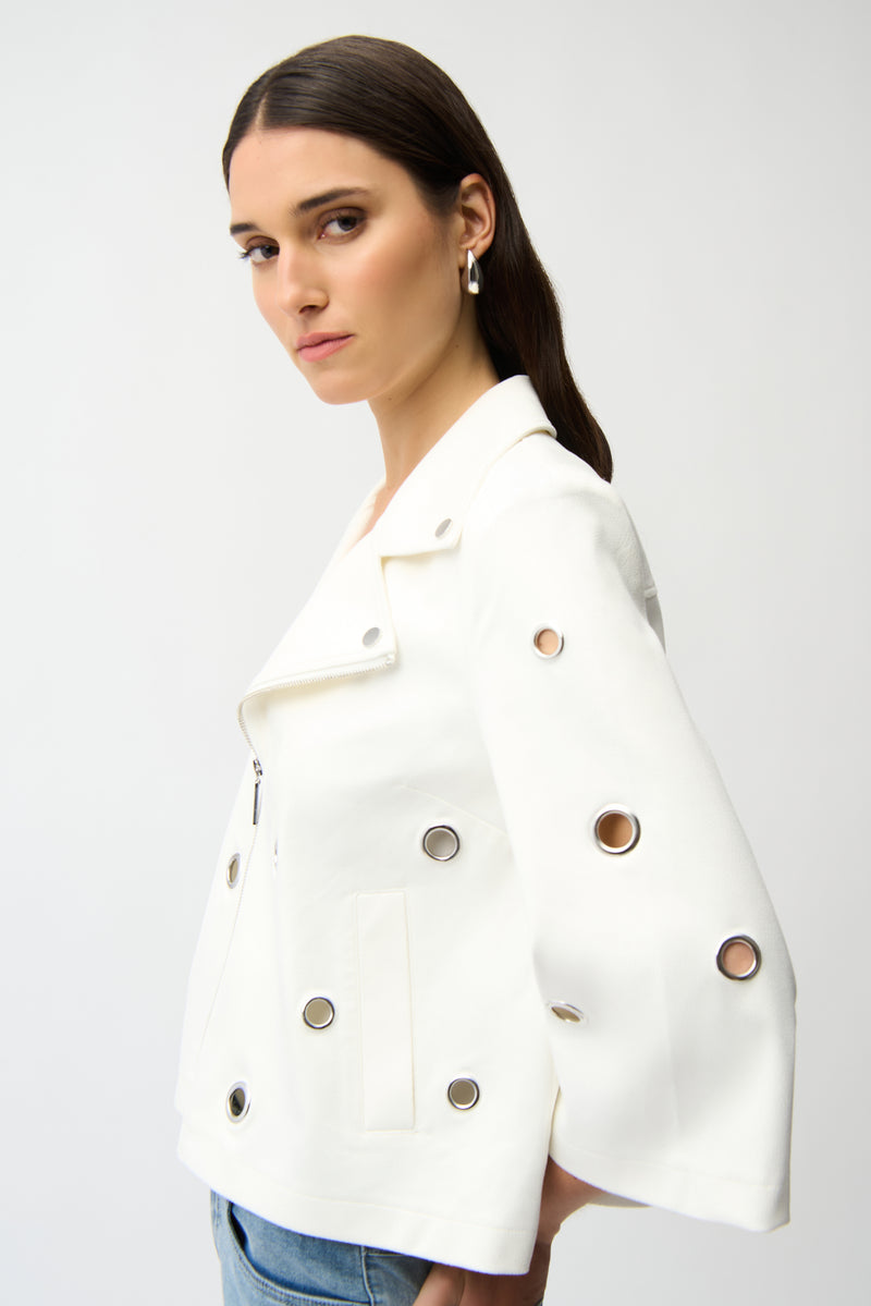Joseph Ribkoff Faux Suede Swing Jacket