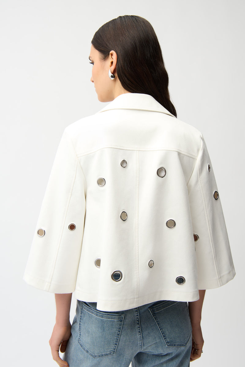 Joseph Ribkoff Faux Suede Swing Jacket
