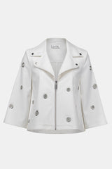 Joseph Ribkoff Faux Suede Swing Jacket