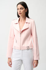 Joseph Ribkoff Suede Fitted Jacket