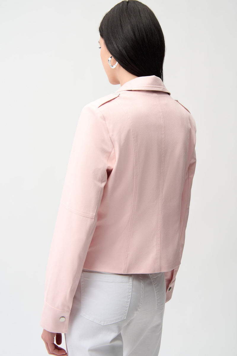Joseph Ribkoff Suede Fitted Jacket