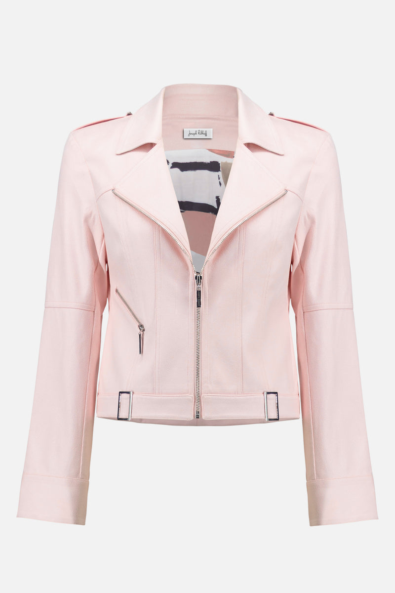 Joseph Ribkoff Suede Fitted Jacket