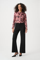 Joseph Ribkoff Textured Satin Cowl Top